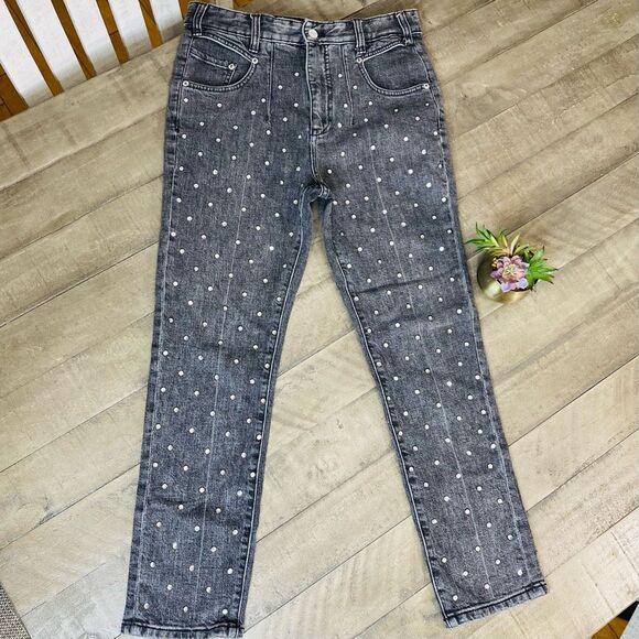 🚨Final Sale Anthropologie Pilcro Studd Ultra High Rise Straight Leg Jeans 27 P - Picture 5 of 12